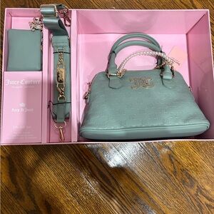 Juicy Couture Mint Green Satchel Set